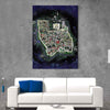 Masjid Al Aqsa Decorative v4 Oil Paint Reproduction Canvas Print Islamic Wall Art - Islamic Wall Art Store