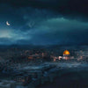Masjid Al Aqsa v7 Oil Paint Reproduction Canvas Print Islamic Wall Art - Islamic Wall Art Store