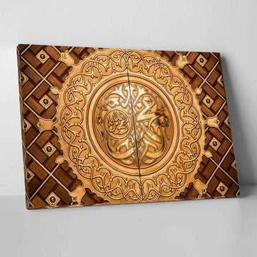 Masjid An Nabawi's Gate v2 Oil Painting Reproduction Canvas Print Islamic Wall Art - Islamic Wall Art Store