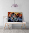 Surah Al Fatihah and Surah Al Ikhlas v3 Oil Painting Reproduction Canvas Print Islamic Wall Art - Islamic Wall Art Store