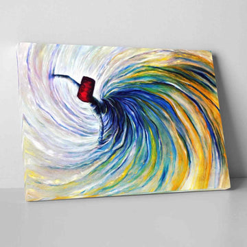 Whirling Dervish v16 Oil Paint Reproduction Canvas Print Islamic Wall Art - Islamic Wall Art Store