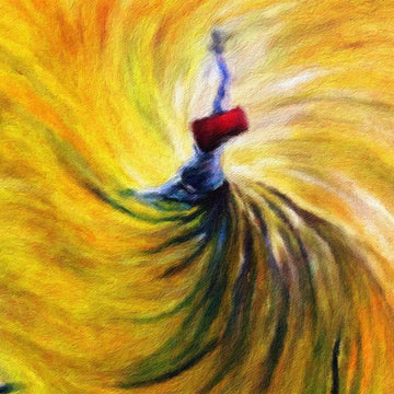 Whirling Dervish v18 Oil Paint Reproduction Canvas Print Islamic Wall Art - Islamic Wall Art Store