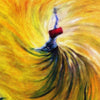 Whirling Dervish v18 Oil Paint Reproduction Canvas Print Islamic Wall Art - Islamic Wall Art Store