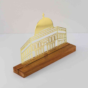 Masjid Al Aqsa, Masjid Al - Haram, Masjid An - Nabawi Islamic Tabletop Decor - Islamic Wall Art Store