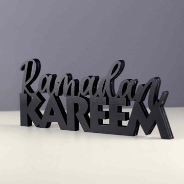 Ramadan Decor English Calligraphy Islamic Tabletop Art Decor - Islamic Gift - Islamic Wall Art Store