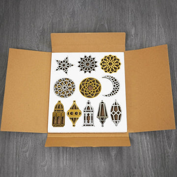 Ramadan Ornaments, Eid Decoration Islamic Wall Art - 22 Pieces Islamic Gift - Islamic Wall Art Store